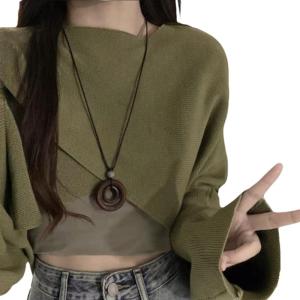 Artisanal Ceramic Butterfly Adjustable Cotton Cord Necklace Vintage Bohemian Gift for Women Lightweight Design