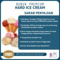 Bubuk Es Krim Hard Ice Cream Powder Premium Rasa Hazelnut Gelatoo Hazelnut 250 gram / 1 kg. 