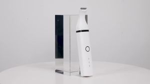 oneisall Dog Paw Trimmer Cordless Paw Hair Trimmer for Dogs with Double Blades Quiet 2 Speed Small Dog Grooming Clippers for Paws Eyes Ears Face Rump (White)