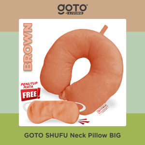 Goto Shufu Neck Pillow Bantal Leher Kepala Dewasa Traveling Mobil