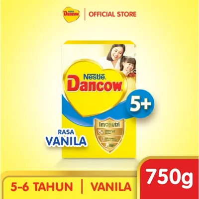 Nestlé DANCOW 5+ Vanila Susu Pertumbuhan Anak 5-6 Tahun Box 750g