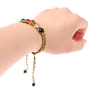 [haoh] ฮวงจุ้ยศักดิ์สิทธิ์ปรับห้าองค์ประกอบของธรรมชาติสร้อยข้อมือโชคดีมั่งคั่ง