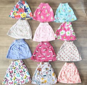 [MÀU SIÊU ĐẸP] CHÂN VÁY CHO BÉ THUN COTTON CÓ QUẦN ĐÙI CHIP BÊN TRONG 9-29KG