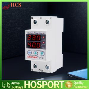 【HCS】SVP-916 Adjustable Voltage Surge Protector Relay Limit Current Protection