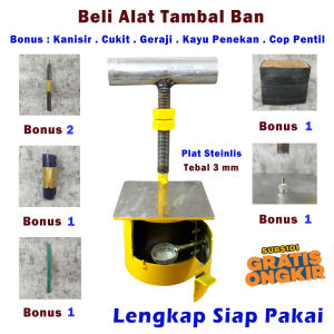 Alat tambal ban Alat tambal ban motor terlaris langsung dari pengrajin ukuran 4 Dim siap pakai