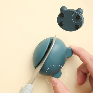 J.D. หินลับมีดทำครัว หินลับมีด มินิ หน้าการ์ตูน ลับคมกรรไกรได้ สปอตสินค้า Cartoon whetstone