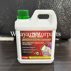 AIR RADIATOR CAIRAN PENDINGIN MESIN RADIATOR COOLANT PER BOTOL 1LITER KINGWAY