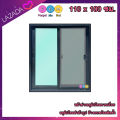 หน้าต่างบานเลื่อน ขนาด 110x100 ซม. หน้าต่างอลูมิเนียม หน้าต่างสำเร็จรูปอลูมิเนียม. 