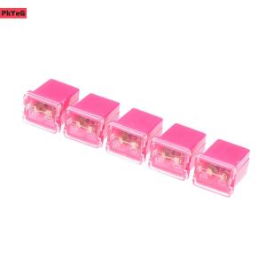 [LIXIAOJU] 5pcs Mini Square Fuse 20A 30A 40A 50A 60A 70A 80A 90A Set Automotive Car Fuse With Plastic Box Assortment Auto Fuse