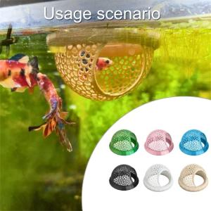 Plastic Aquarium Decoration Floating Fish Shelter Cave Shrimp Resting Spots Expands Tanks Space Reduces Stress