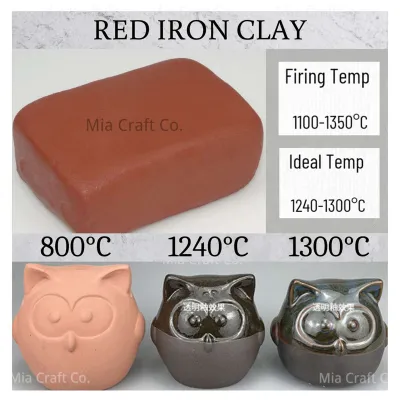 Pottery Clay Modelling Clay Non Firing Self-Hardening Clay / Tanah liat for Ceramic 500g