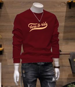 Diskon Spesial Sweater Keren Crweneck Elegan Kaos Pria Trendy Sweatshirt Kasual Sweter Born To Rude