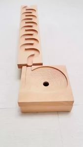 Beechwood natural wood snake track building block set childrens construction toy for early education in kindergarten