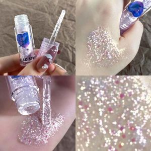 Liquid Matte Glitter Eyeshadow Highlighter Waterproof Pearlescent Sequins Lying Silkworm Lasting Eye Makeup Primer Contour Blush