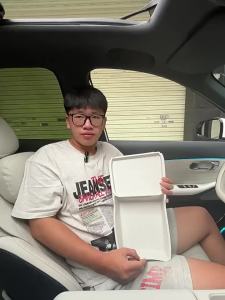 sapid For Geely Galaxy Starship 7 EMi 2025 2026 Central Control Lower Silicone Storage Armrest Organizer Tray Car Accessories 8Z5B9