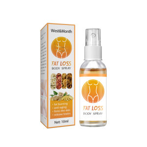 West Month Fat Loss Body Spray Slimming Product Fast Slimming Massage Slimming Product Detox Slimming Products Effective Without Exercise Anti Cellulite Lipolysis Fast Fat Burning Lost Weight Body Shaping Firming Cream(10ml)