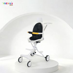 FR-C772 Kereta Dorong Bayi Lipat Dua Arah Stroller Dorong Bayi Dengan Atap / Perlengkapan Bayi Portable Stroler Roda 4 Import
