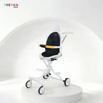 FR-C772 Kereta Dorong Bayi Lipat Dua Arah Stroller Dorong Bayi Dengan Atap / Perlengkapan Bayi Portable Stroler Roda 4 Import