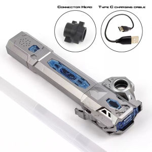 Mainan Lightsaber Star Wars 2in1 Cool Pedang 7 Warna Lampu Laser Ditarik Dengan Konektor Suara
