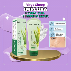 Implora Hydra Veil Sleeping Mask With Niacinamide 5% & Aloe Vera Extract 100g - Virgo Shoop