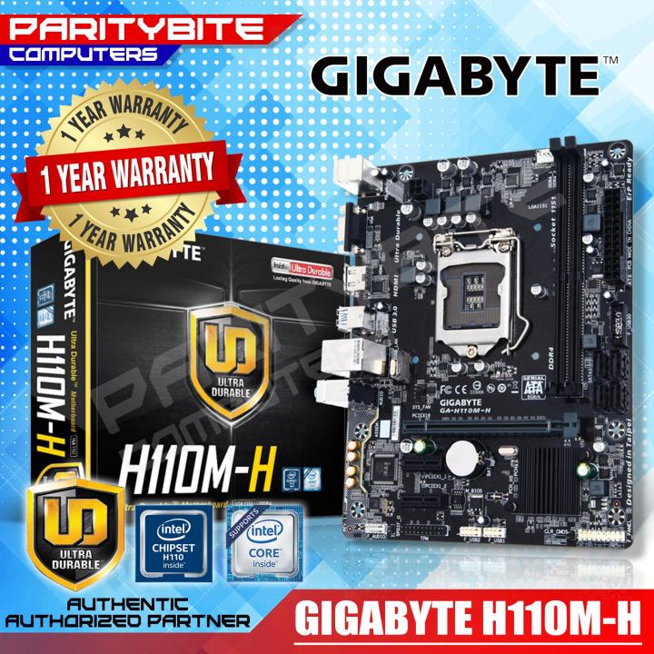 ga h110m h ddr4 gigabyte motherboard ram support