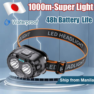 Super Light Headlamp Flashlight High-beam Headlight Flashlight Headlamp USB Rechargeabl Waterproof Emergency Cycling Camping Fishing Hiking Outdoor