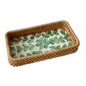 xpkQ Rattan Shell Storage Tray Decorative Fruit Trays Aesthetic Luxury Fruits Tray Modern Living Room Serving Trays Table Decoration Q8H3K