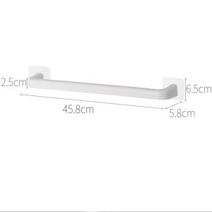 Classy Luxe Towel Holder Hanging Rag Pole Towel Rack Bathroom Kitchen Organizer Cabinet Shelf Storage Rack