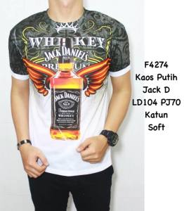 CJ FASHION - KAOS COWOK PUTIH 3D / ATASAN PUTIH / TSHIRT COWOK