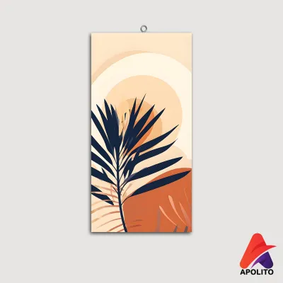 HIASAN DINDING DAUN ABSTRAK TROPICAL AESTHETIC (15X30) WALL DECOR PAJANGAN DINDING POSTER RUANGAN