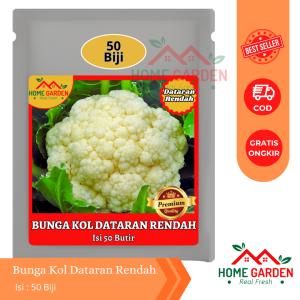 Benih Bibit Sayur Bunga Kol Dataran Rendah 50 butir Cap Panah Merah