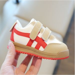 Girls Little White Shoes 2026 Spring Autumn Boys Sports Shoes Casual Board Shoes Soft Soled Baby Training Shoes Size 21-30