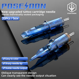 Poseidon hộp mực xăm Kim máy xăm Phụ Kiện 20 cái/hộp #12 tiêu chuẩn các loại dùng một lần hộp mực kim xăm 0.35mm hộp mực xăm dùng một lần cho nghệ sĩ xăm hình