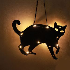 SWEET แม่มดตัว ไฟป้ายแขวนฮาโลวีน แมงมุมสไปเดอร์ ป้ายต้อนรับ ไฟหน้าประตูฮาโลวีน ที่น่ากลัวเหมือนผี แอลอีดี หน้าแรก