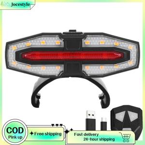 [Jocestyle Outdoor Mall]e-scooter ความปลอดภัยคำเตือนไฟท้าย USB rechargeable waterproof คำเตือนไฟ LED ไฟ LED ไฟเลี้ยวไฟสำหรับ M365 Pro 2 mi 4