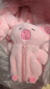 กระเป๋าใส่ดินสอตุ๊กตา Capybara ตุ๊กตาสามมิติ กระเป๋าใส่เครื่องเขียนเดสก์ท็อปการ์ตูนน่ารักสำหรับนักเรียน