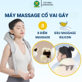 Máy MátXa Cổ Vai Gáy, Máy massage toàn thân xoa bóp giảm đau mỏi cơ, máy mát xa, gối massage cổ vai gáy, cột sống, mô phỏng kỹ thuật massage Số 8. 