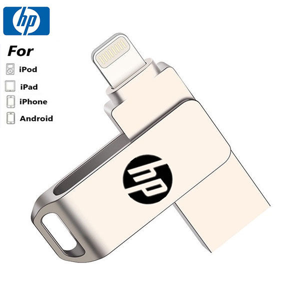 HP 2-in-1 Usb Flash Drive 1TB Otg Pen Drive Usb Stick for iPhon-e External  Storage Pen Drive