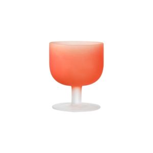 MANKA Drinking Gradient Color Goblet Clear 135ml High Feet Wine Glass Creative tail Champagne Flutes Bar