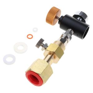 Tr21-3 Thread Refill Station Adapter W21.8-14 CGA320 Carbonation Tanks Portable Metal CO2 Filling Adapter CO2 Adapter