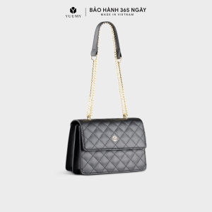 Túi Yuumy (Thời trang nữ thiết kế trần trám size 22 - Túi đeo chéo da Seasand YN136)