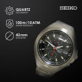 Jam Tangan Pria Seiko Chronograph Classic SND781 Stainless Original. 