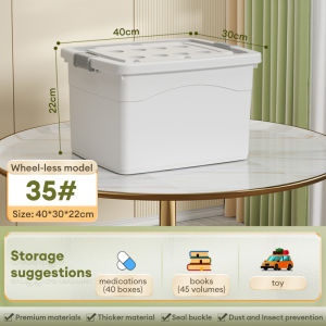 THE Storage Box Organizer Stackable Container Waterproof Clothes Storage Organizer