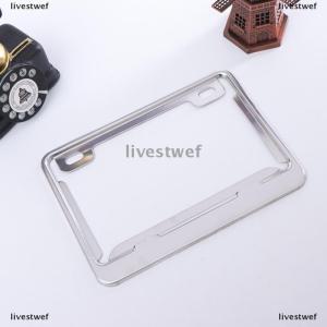 [COD] livestwef Motorcycle License Plate Frames Universal Aluminum License Plate Holder License Plate Holders Frame