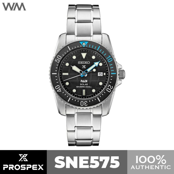 Seiko Prospex PADI Solar 200m Divers Watch SNE575 Lazada Lazada PH