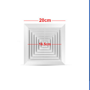 Exhaust Fan 8/10 12 Inch / 10" Ceiling / Plafon Exhaust Sirroco / Siroco Ventilang Fan Silent Exhaust Ceiling Fan Window Wall Mounted Air Extractor untuk Kamar Mandi Dapur Hood Ventilasi Rumah Tangga Hexos Kipas Angin Hexos Fan / Exhaust Fan