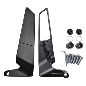 Motorcycle Side View Mirror Wing Tip Fixed Wind Wing Motorcycle Side View Mirror Wind-wing adjustable mirrors