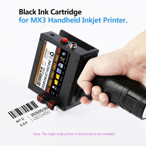 Printer House Ink Cartridge Replacement Quick-Drying 45ml for MX3 M10 D10 Handheld Inkjet Printer(Black)