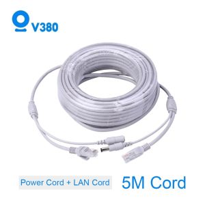 V380 Pro Dual Lens 8MP Outdoor CCTV Camera No Need Wifi Waterproof Wireless Two-Way Audio Night Vision Camera