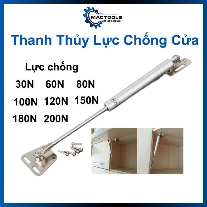 Tay nâng thủy lực, thanh chống cánh tủ piston khí nén cho cửa tủ, cửa ...